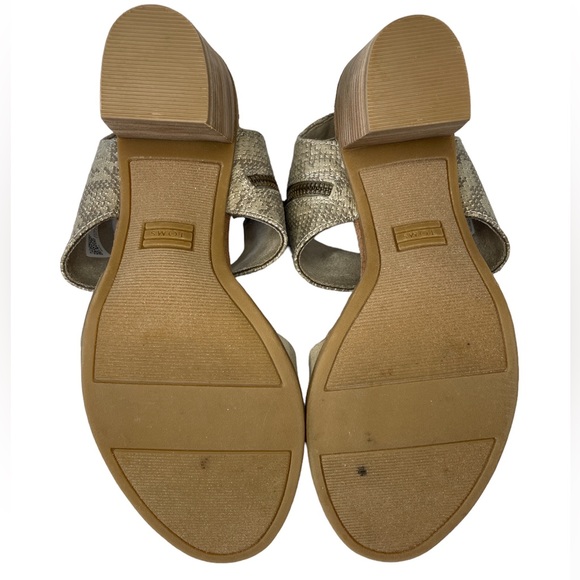 Toms Majorca Cutout Block Heel Sandal - Beige / Snakeskin 8.5 - Picture 5 of 7